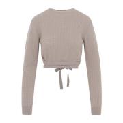 Patou Round-neck Knitwear Beige, Dam