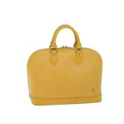 Louis Vuitton Vintage Pre-owned Laeder handvskor Yellow, Dam