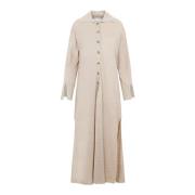 By Malene Birger Thoni Sesam Klänning Beige, Dam