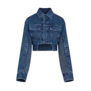 Off White Denim Jackets Blue, Dam