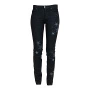 RED Valentino Skinny Jeans Black, Dam