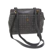 Bally Pre-owned Pre-owned Läder axelremsvskor Gray, Dam