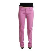 Jacob Cohën Slim-fit Trousers Pink, Dam