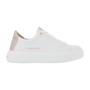 Alexander Smith London Vit Rosa Sneakers White, Dam