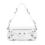 Balenciaga Le Cagole Sling Axelväska White, Dam