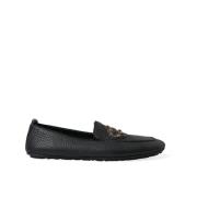 Dolce & Gabbana Svarta läderkristall loafers klackskor Black, Herr