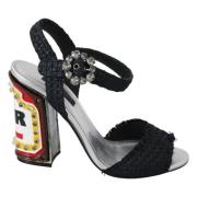 Dolce & Gabbana High Heel Sandals Black, Dam