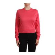 Dolce & Gabbana Round-neck Knitwear Pink, Dam