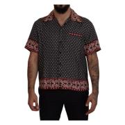 Dolce & Gabbana Short Sleeve Shirts Multicolor, Herr