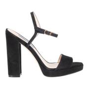 Stuart Weitzman Svarta Mockaskor Black, Dam