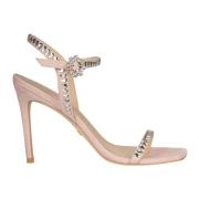 Stuart Weitzman High Heel Sandals Beige, Dam