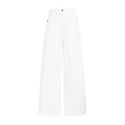 Etro Wide Jeans White, Dam