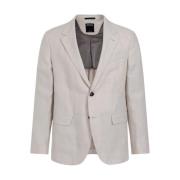 Ermenegildo Zegna Oasi Linnejacka Beige Chiaro Beige, Herr