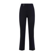 Peserico Wide Trousers Blue, Dam