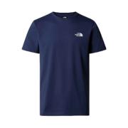 The North Face Simple Dome Navy T-Shirt Blue, Herr