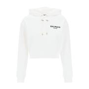 Balmain Hoodies White, Dam