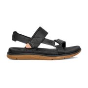 Teva Svart Läder Slingback Sandal Black, Dam