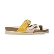 Mephisto Flat Sandals Multicolor, Dam