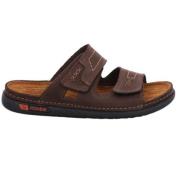 Rohde Flat Sandals Brown, Herr