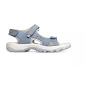 Rohde Flat Sandals Blue, Dam