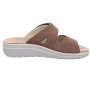 Rohde Flat Sandals Brown, Dam