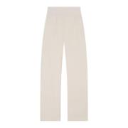 Cortana Wide Trousers Beige, Dam