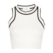 Max Mara Sleeveless Tops White, Dam