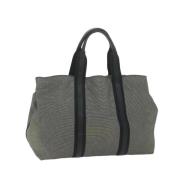 Bottega Veneta Vintage Pre-owned Canvas handvskor Gray, Dam