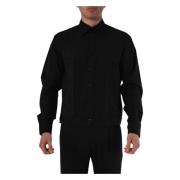 Costumein Formal Shirts Black, Herr