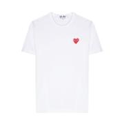 Comme des Garçons Play T-Shirt White, Herr