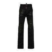 Dsquared2 Straight Jeans Black, Herr