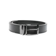 Emporio Armani Belts Black, Herr