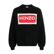 Kenzo Round-neck Knitwear Black, Herr