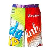 Moschino Stiliga Bermuda Shorts Multicolor, Herr