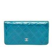 Chanel Vintage Pre-owned Laeder plnbcker Blue, Dam