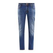 Jacob Cohën Trousers Blue, Herr