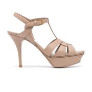 Saint Laurent Sandals Beige, Dam