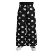 Dolce & Gabbana Wide Trousers Multicolor, Herr