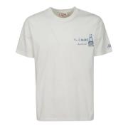 MC2 Saint Barth Vit Bomull Kortärmad Logotyp T-shirt White, Herr