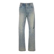 Amiri Straight Jeans Blue, Herr