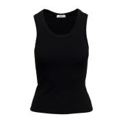 Agolde Sleeveless Tops Black, Dam