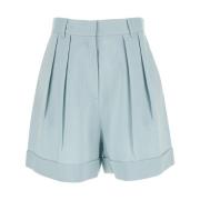 Andamane Linblandning Mode Shorts Blue, Dam