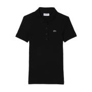 Lacoste Svarta T-shirts och Polos Black, Dam