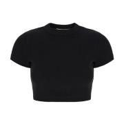 T by Alexander Wang Stilfull TOP för modeälskare Black, Dam