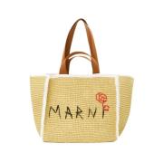 Marni Beige Syntetisk Axelväska Beige, Dam