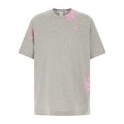 Comme des Garçons Avslappnad Bomull T-shirt Gray, Herr