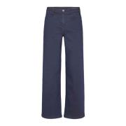 LauRie Serene Loose 5-Ficka Denim Byxor Blue, Dam