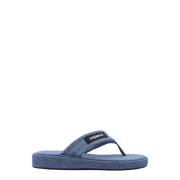 Coperni Denim Sandaler Blue, Dam