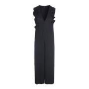 Bitte Kai Rand Svart Veckad Jumpsuit Shibui Stil Black, Dam