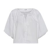 Co'Couture Primacc Puff Blouse 4000-Vit White, Dam